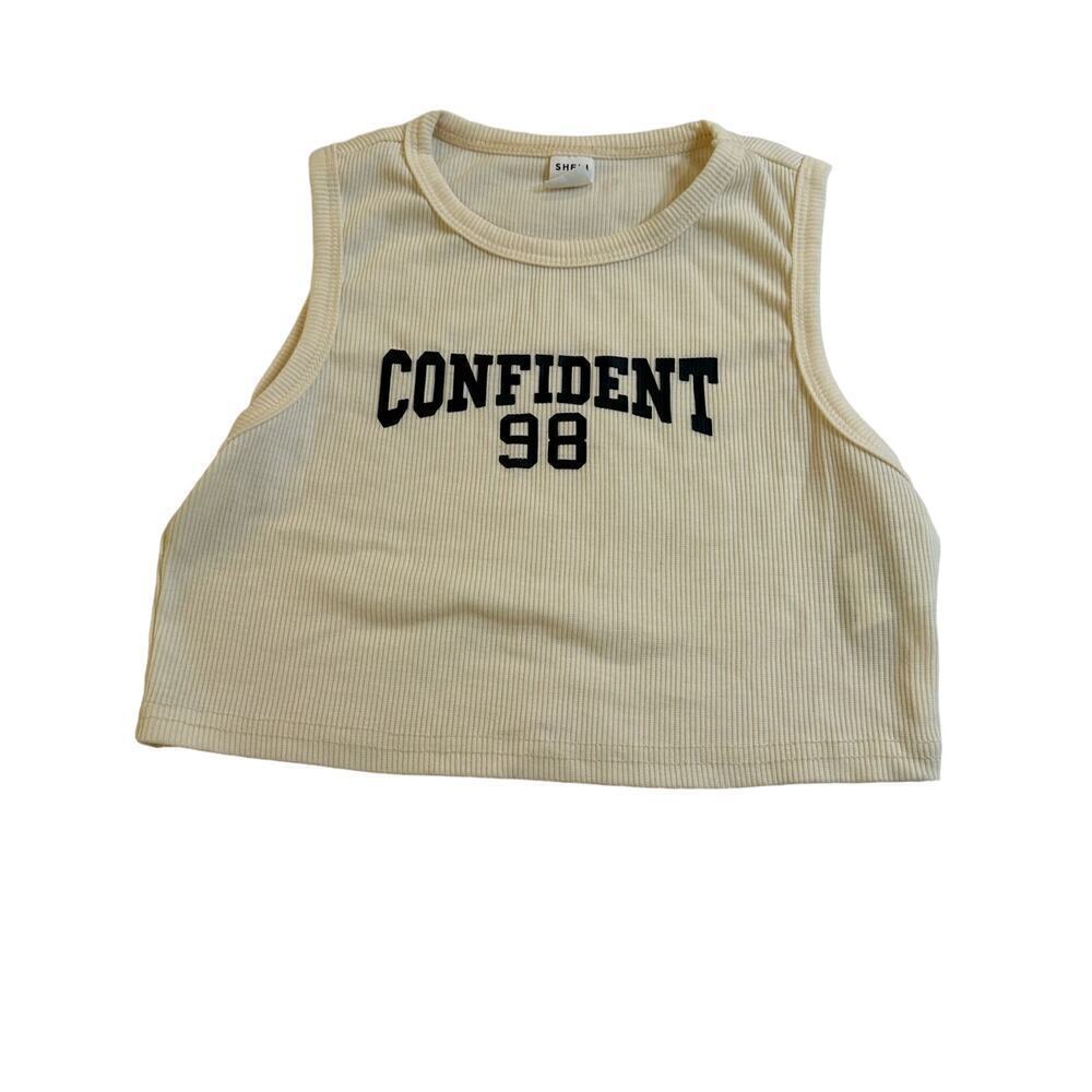 Girl's Shein Cropped Tank Top sz 10